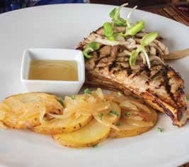 Grilled Pork Chops with Apple Sauce