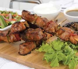 Pork and Pepper Kebabs