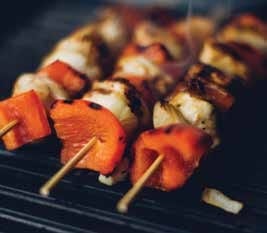 Chargrilled Chicken Kebabs