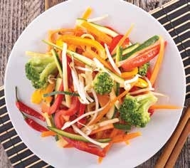 Vegetable Stir-fry with Eggy Rice
