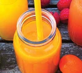 Nectarine, Strawberry, and Banana Smoothie