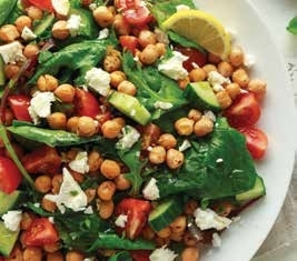 Warm Chickpea Salad