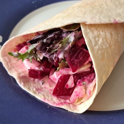 Feta Beetroot Wrap