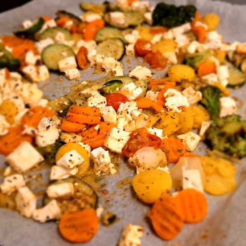 Roasted Veggie & Feta Medley