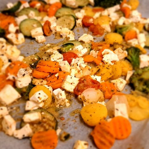 Roasted Veggie & Feta Medley