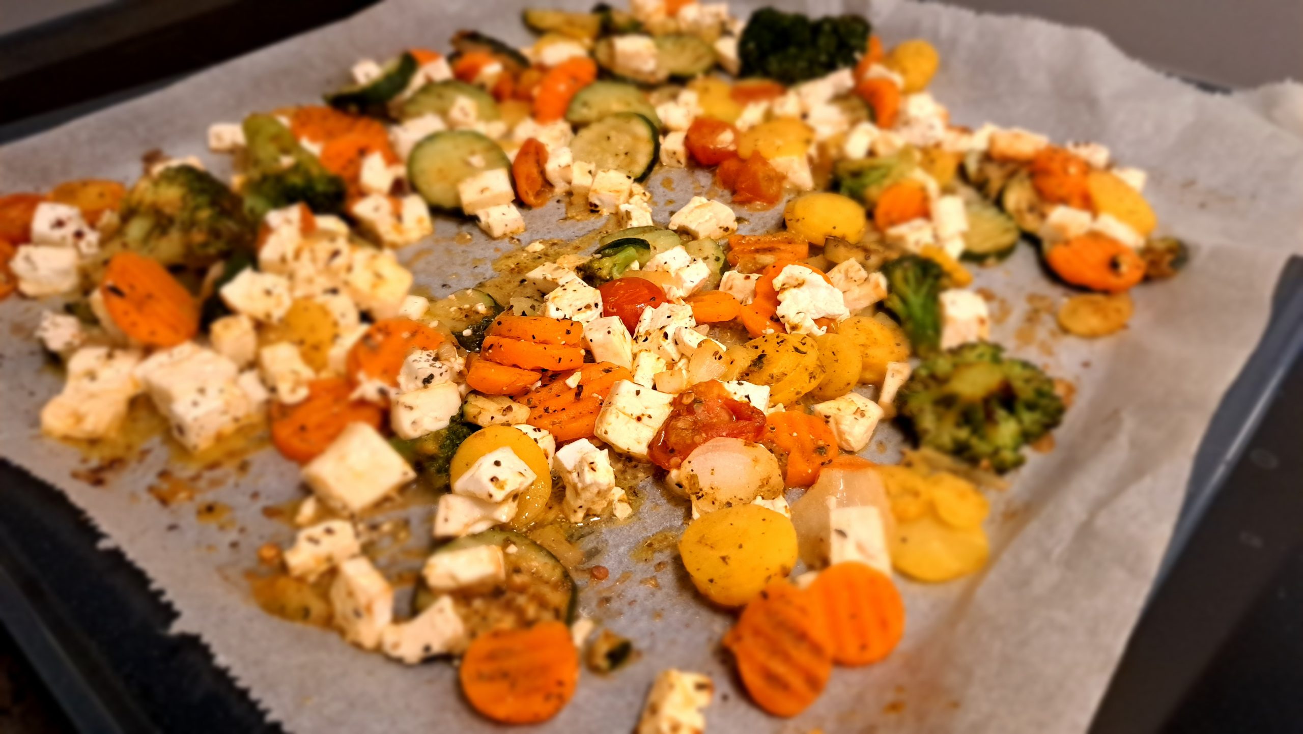 Roasted Veggie & Feta Medley