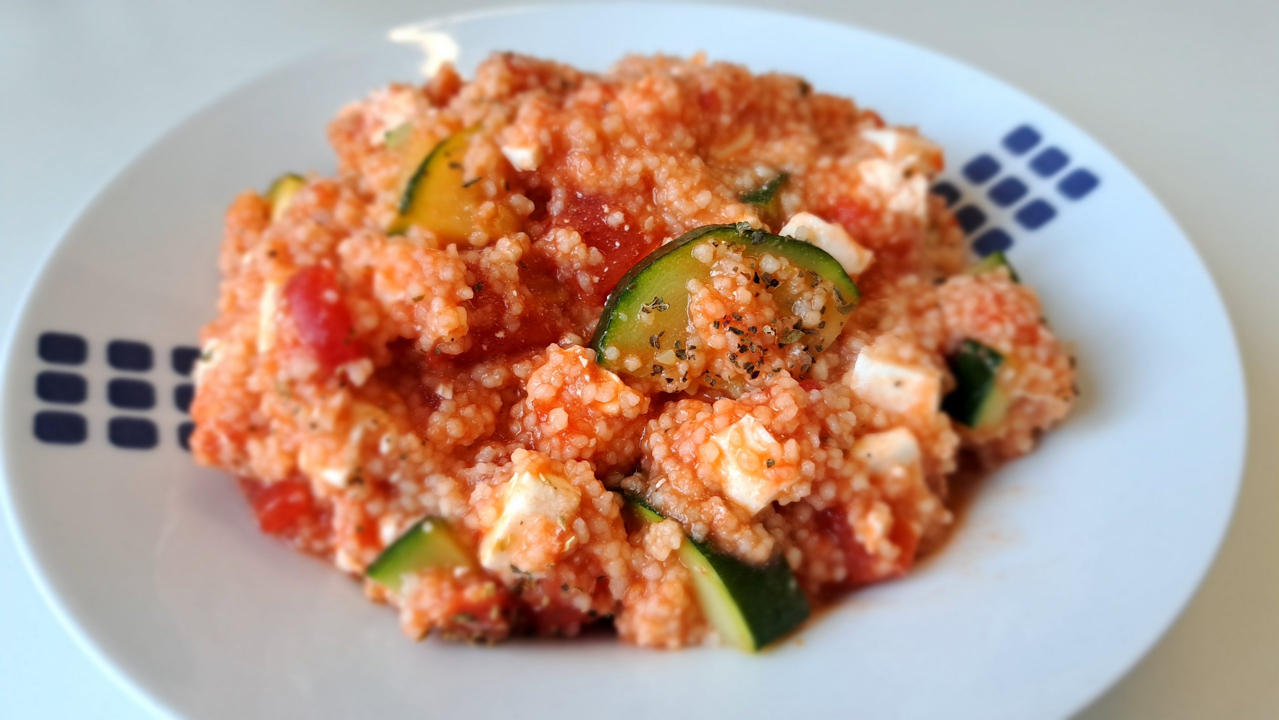 Feta Couscous Zucchini